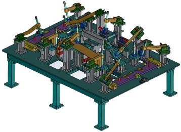 14T COUNTERWEIGHT WELDING FIXTURE
