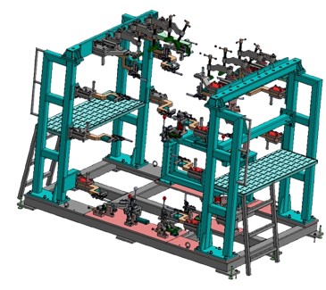 16C CABIN WELDING FIXTURE